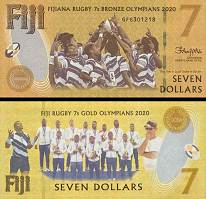 *7 dolárov Fiji 2022, P122 pamätná UNC - Kliknutím na obrázok zatvorte -